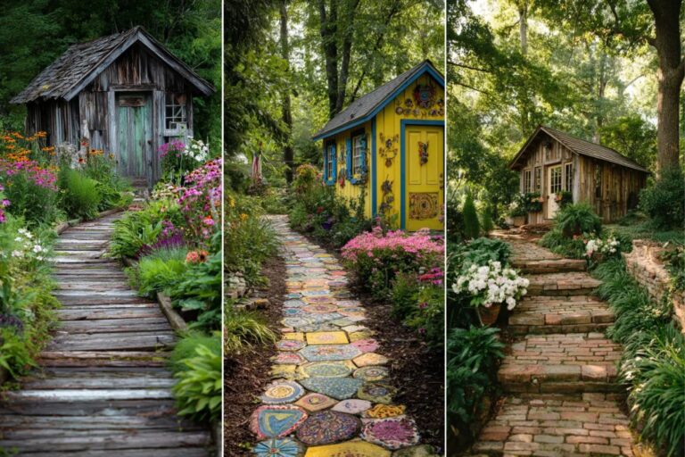 17+ Charming Shed Walkway Ideas to Transform Your Yard