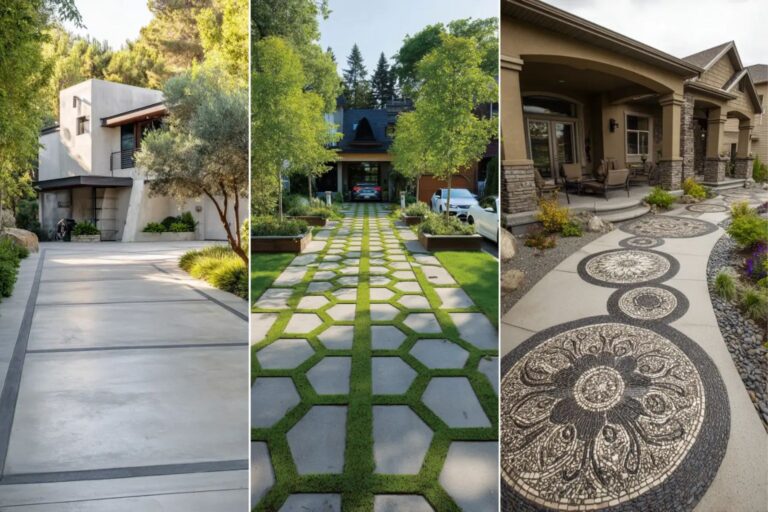 17+ Creative Front Yard Parking Pad Ideas