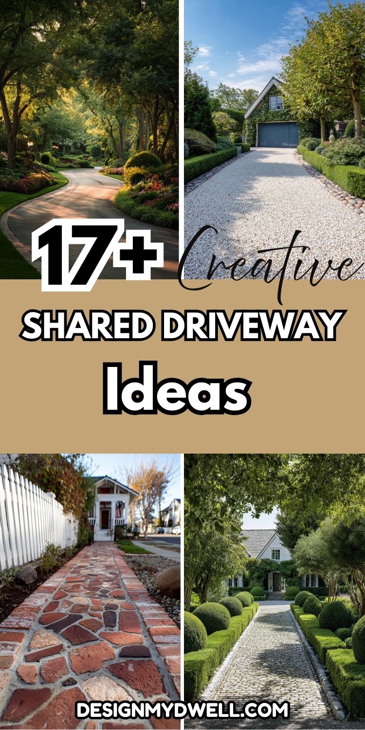 17+ Creative Shared Driveway Ideas