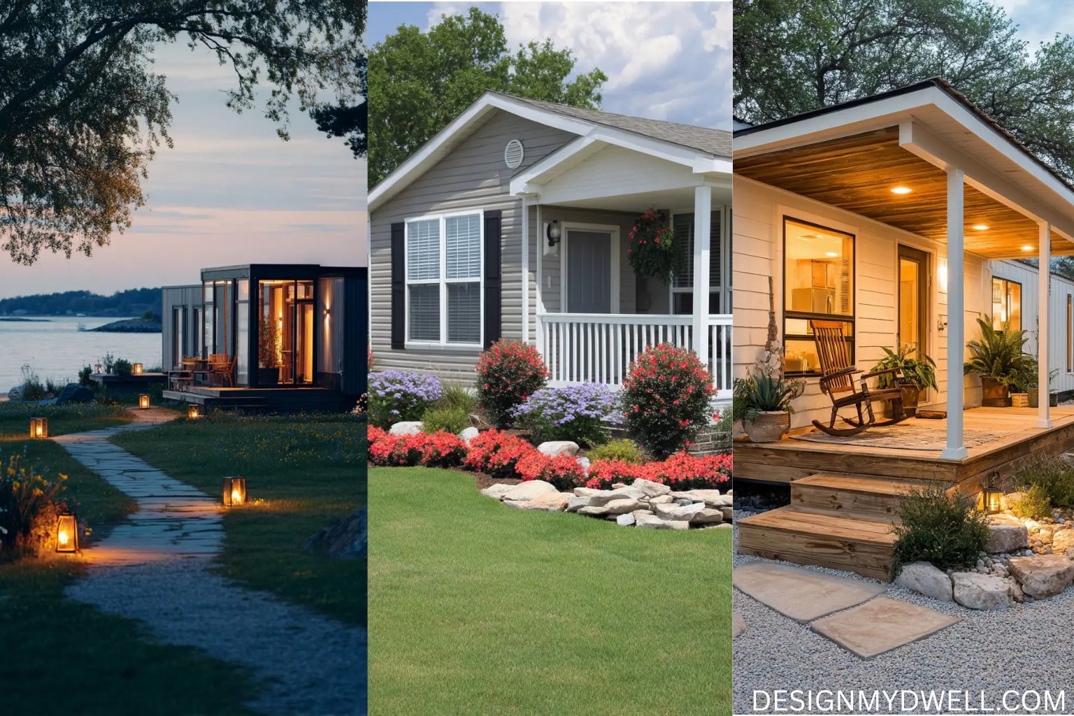 17+ Inspiring Mobile Home Curb Appeal Ideas