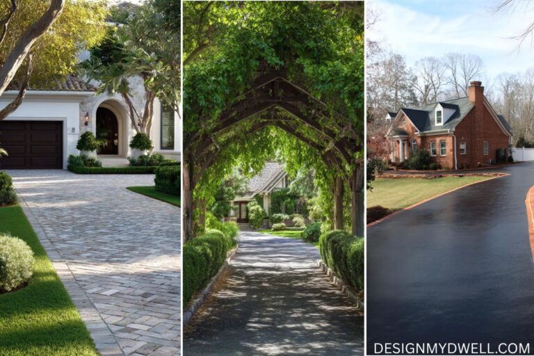 17+ Stylish Front Yard Driveway Ideas