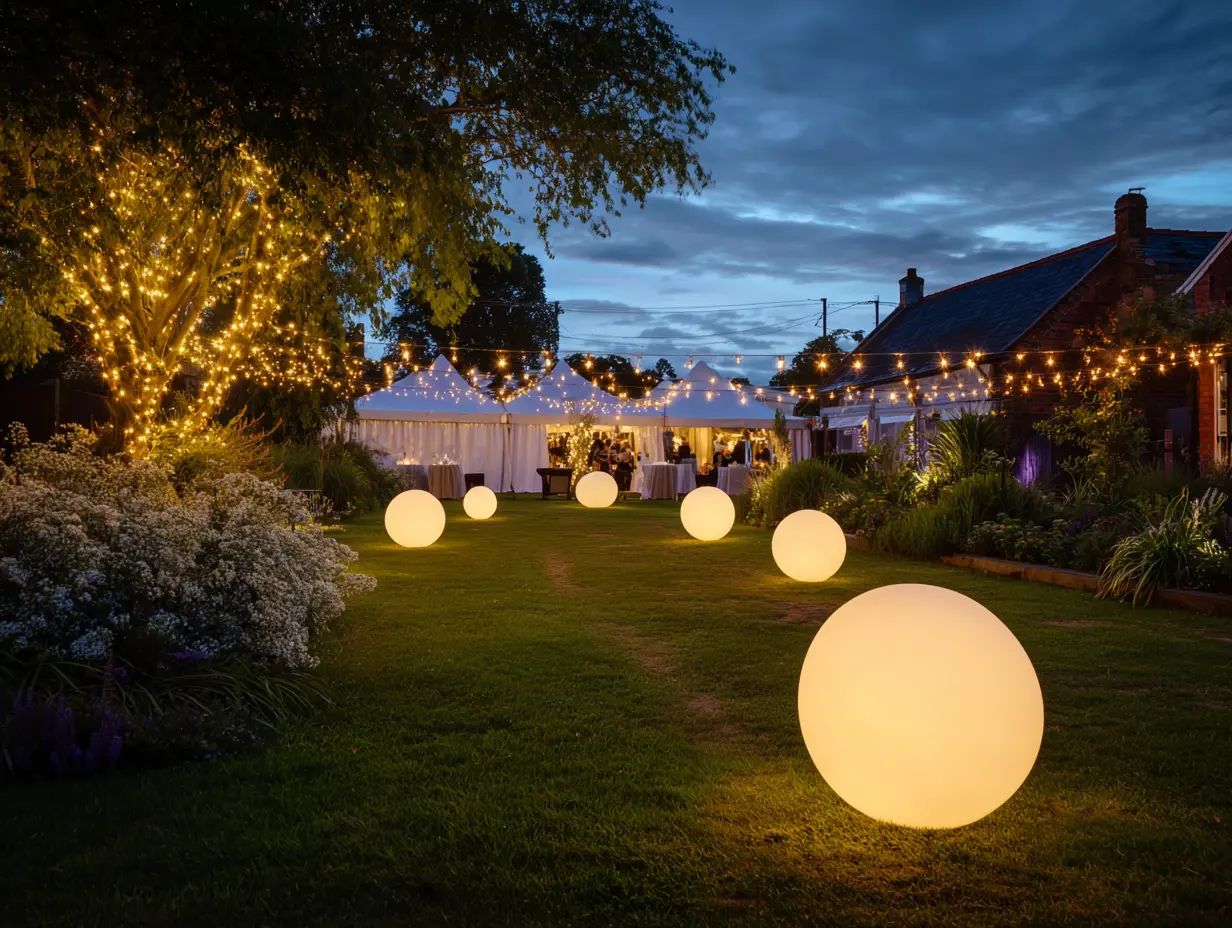 Decorate with Glowing Orbs for a Magical Effect