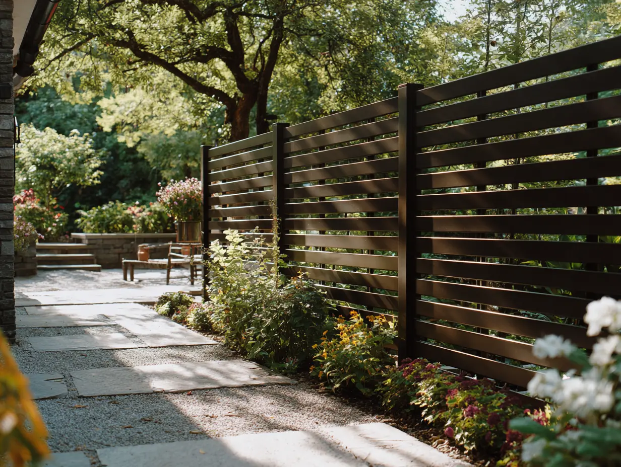 Use Weather-Resistant Privacy Screens Between Posts