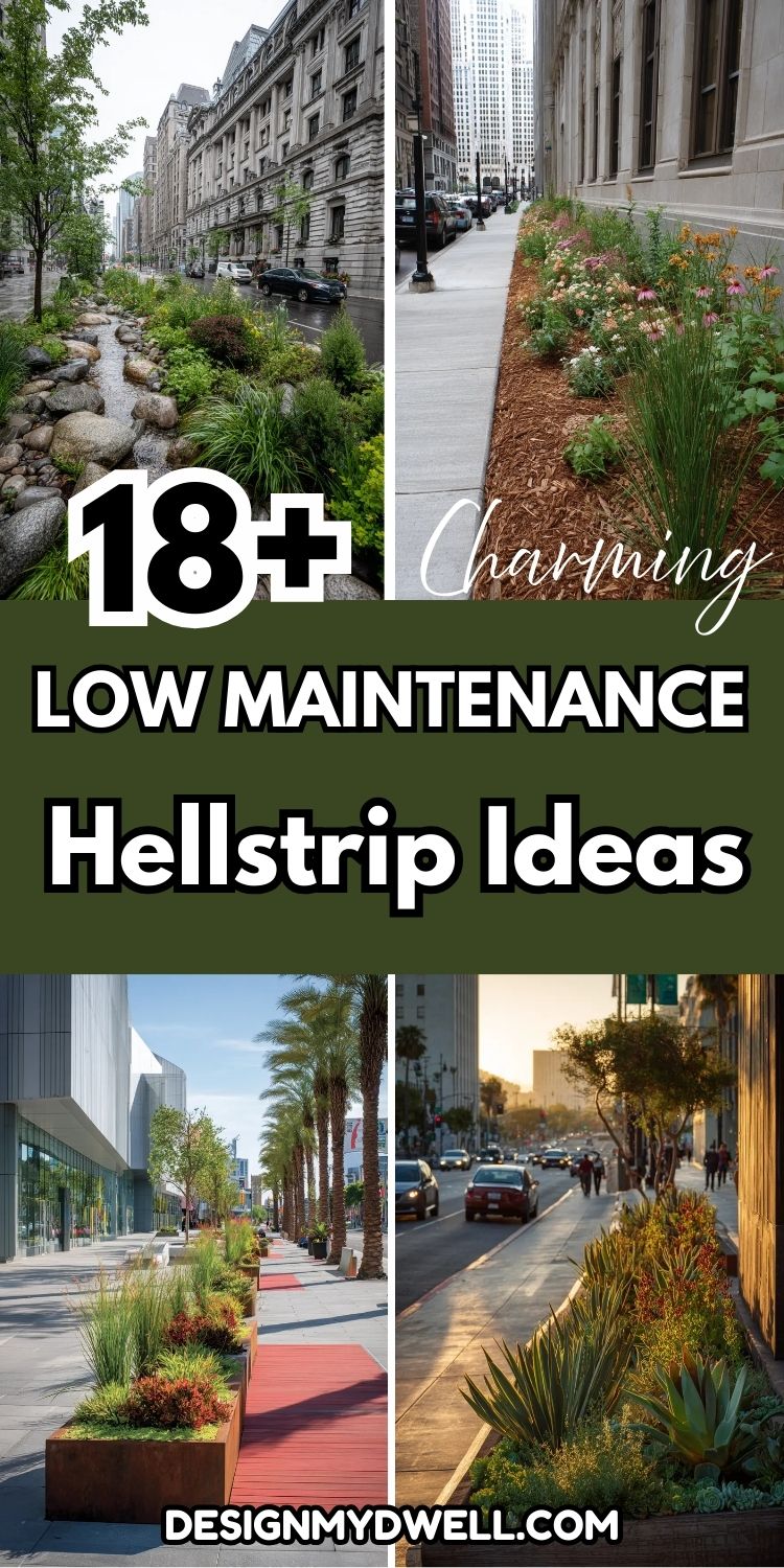 18+ Charming Low Maintenance Hellstrip Ideas