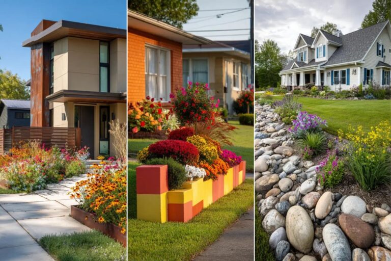 18+ Creative Front Yard Edging Ideas to Try