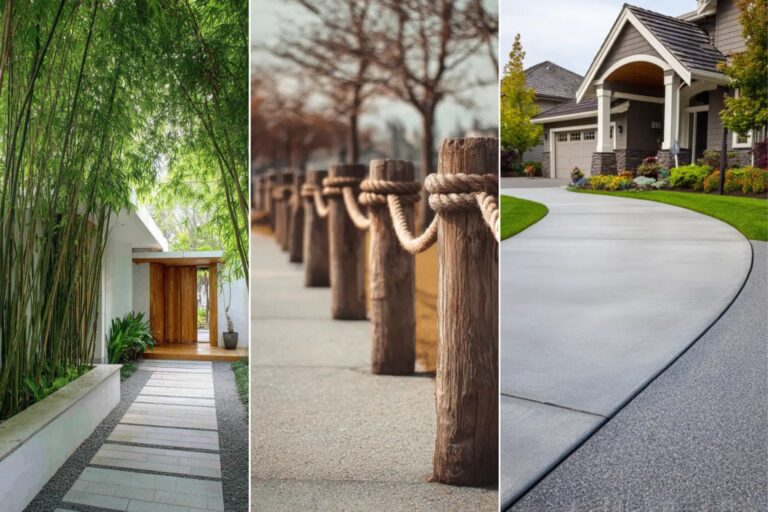 18+ Creative Shared Driveway Divider Ideas