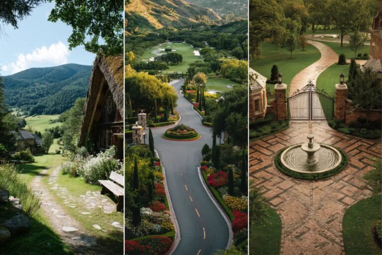 18+ Inspiring Horseshoe Driveway Ideas