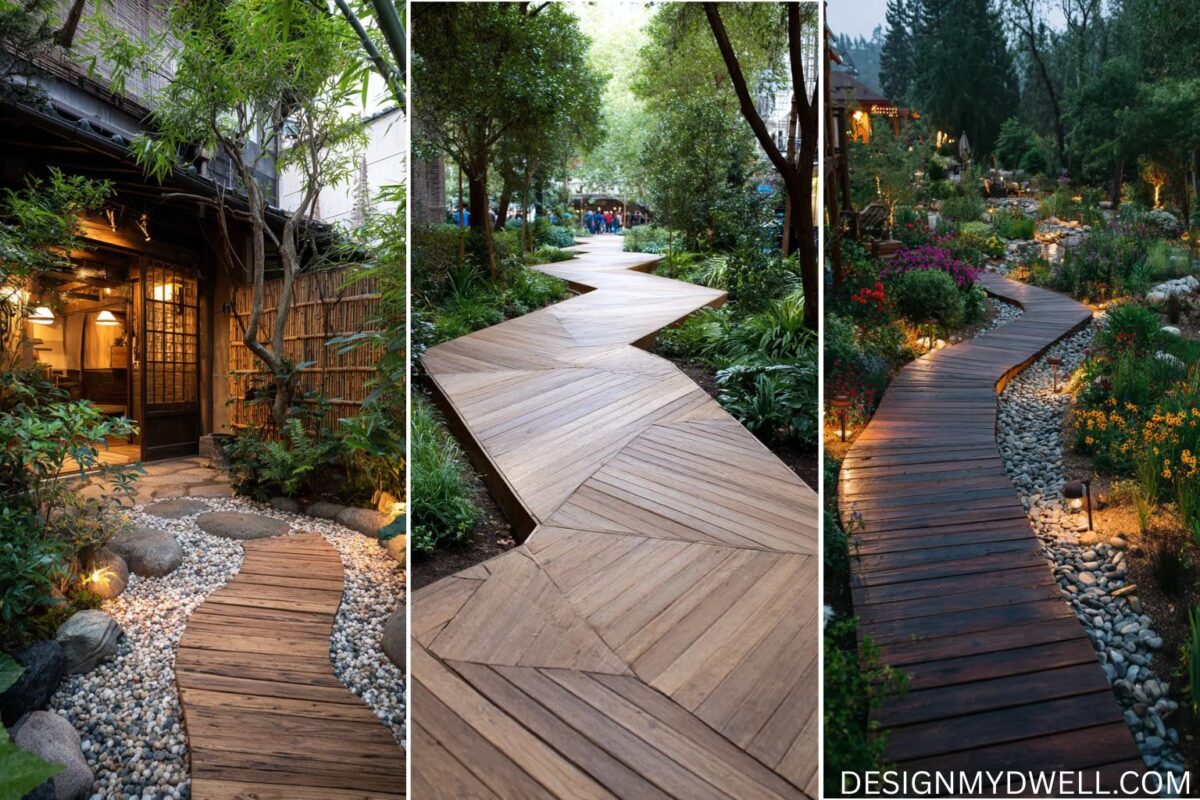 18+ Inspiring Wooden Pathway Ideas for Your Garden