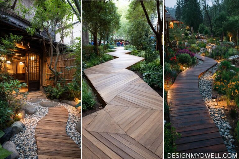 18+ Inspiring Wooden Pathway Ideas for Your Garden