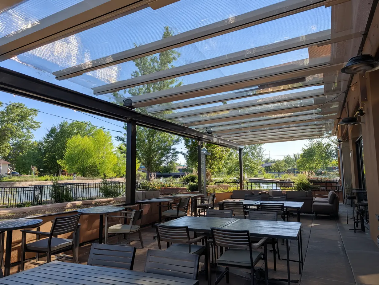 Create an Airy Atmosphere With Acrylic Roof Panels