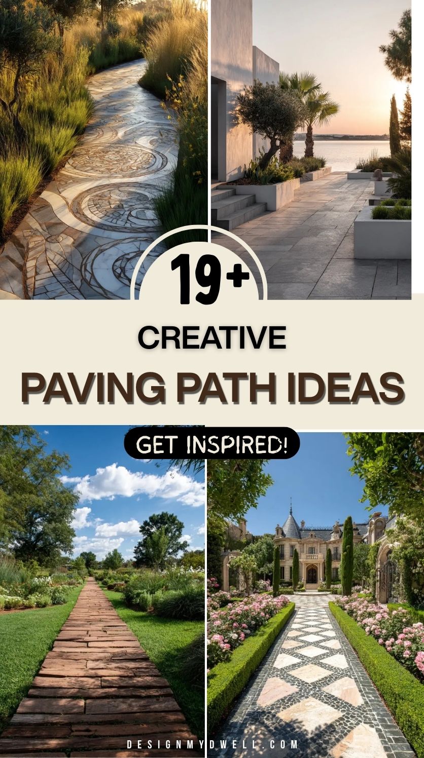 19+ Creative Paving Path Ideas for Your Garden