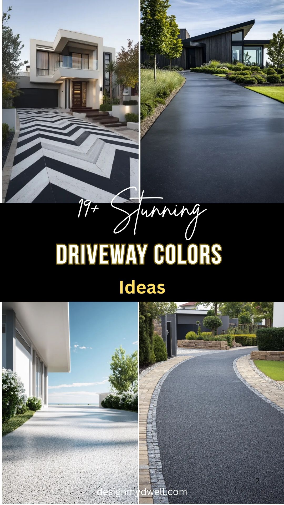19+ Stunning Driveway Colors Ideas
