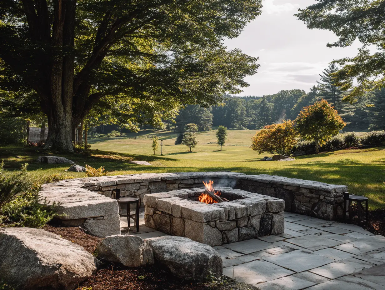 Install Corner Fire Pits to Maximize Space