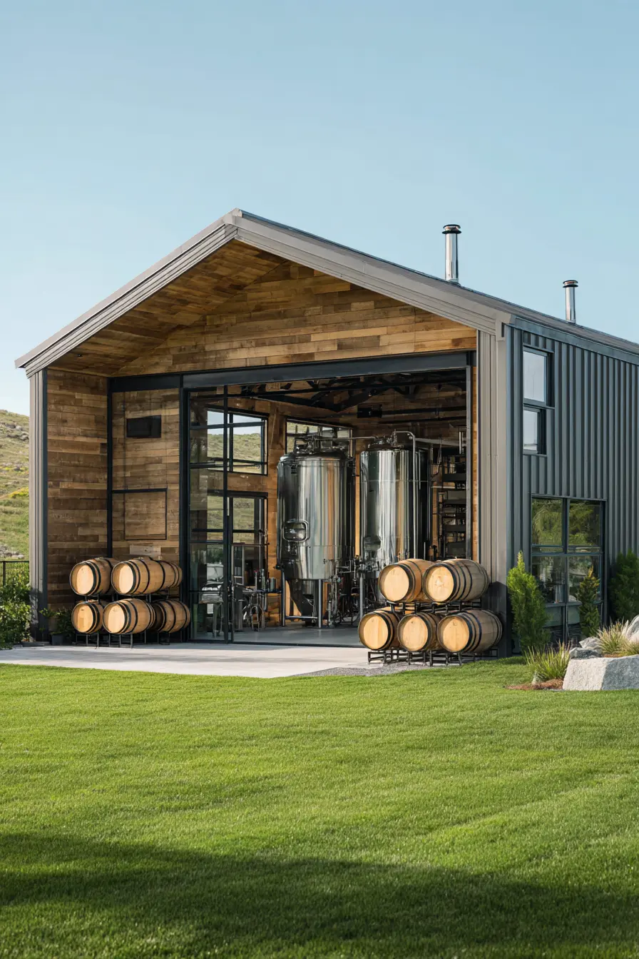 Barn Addition Brewery Space