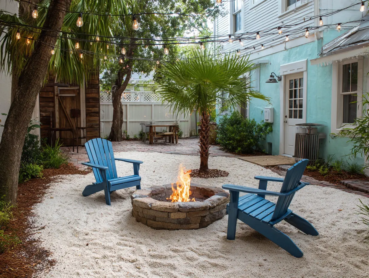 Create a Beach-Themed Fire Pit
