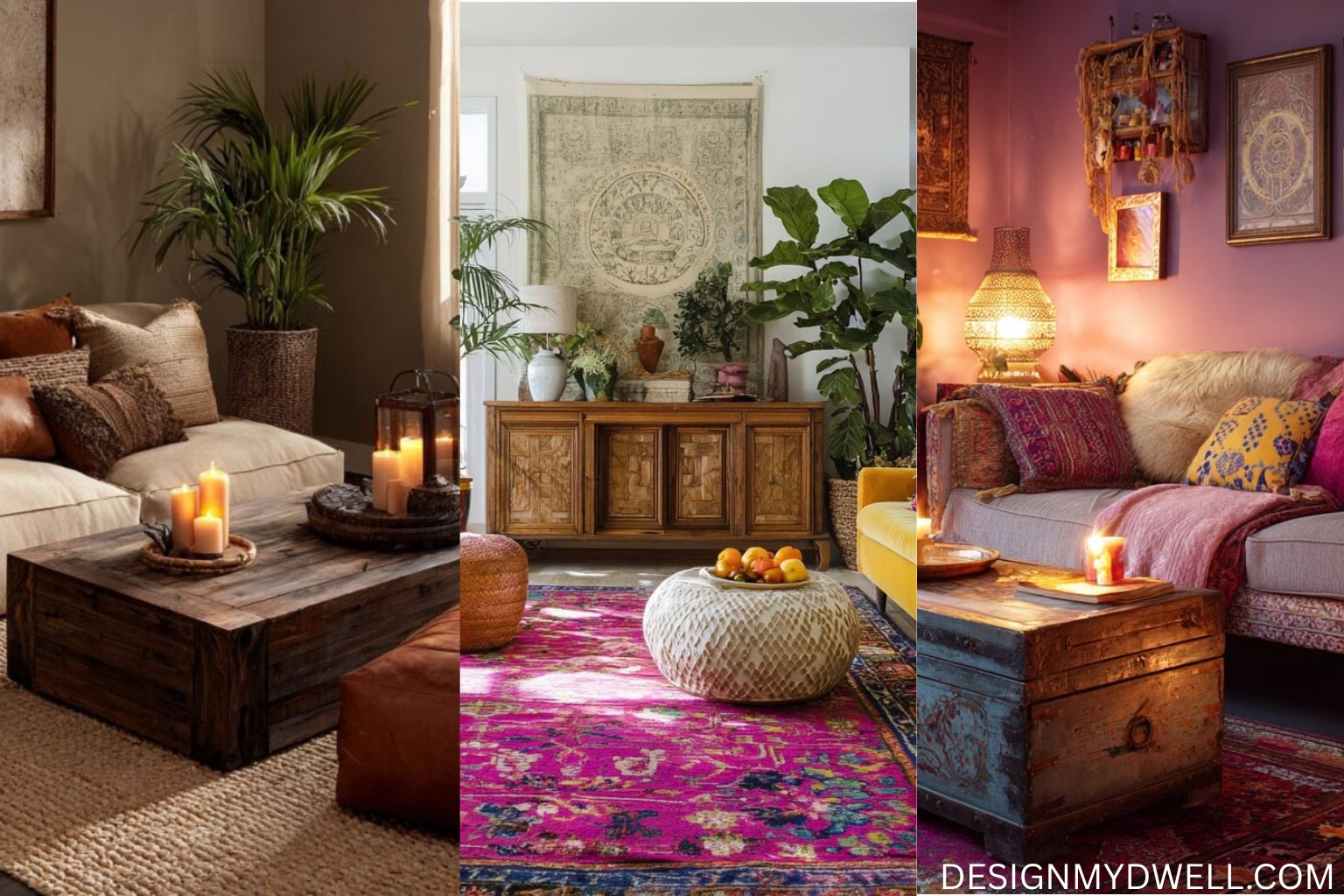 20 Boho Living Room Ideas for a Relaxed and Creative Space