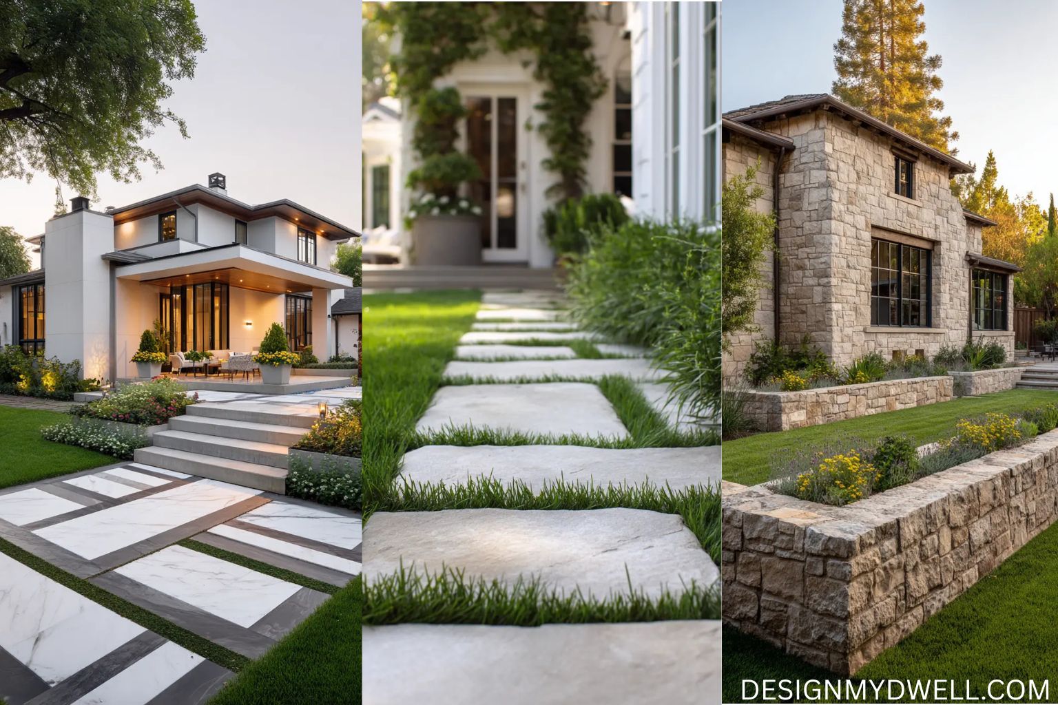 20+ Creative Artificial Grass Front Yard Ideas