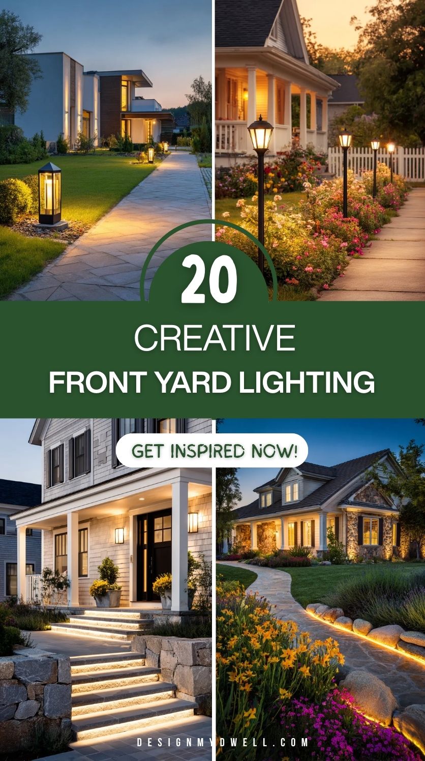 20+ Creative Front Yard Lighting Ideas

