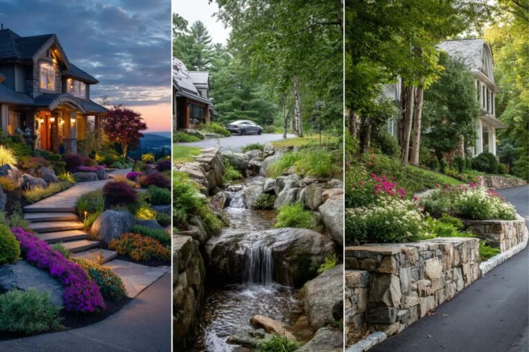 20+ Creative Steep Driveway Landscaping Ideas