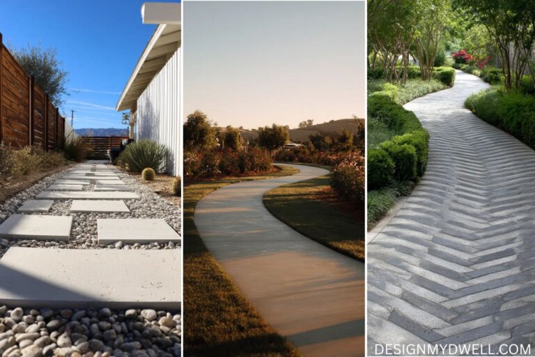 20+ Inspiring Cement Walkway Ideas for Your Home
