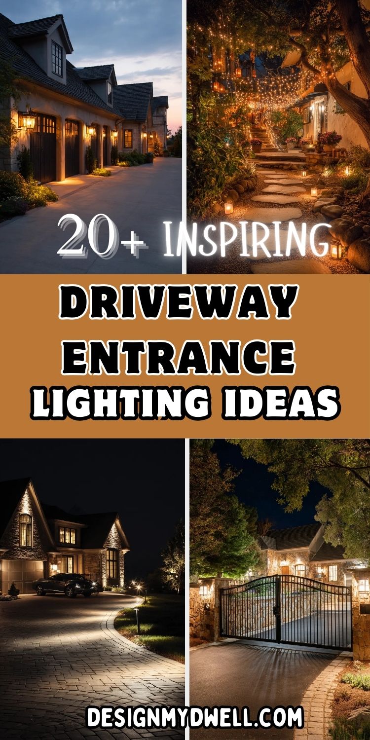 20+ Inspiring Driveway Entrance Lighting Ideas