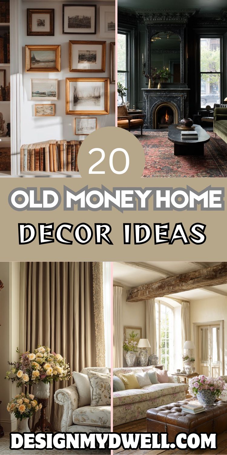 20 Old Money Home Decor Ideas for Timeless Elegance