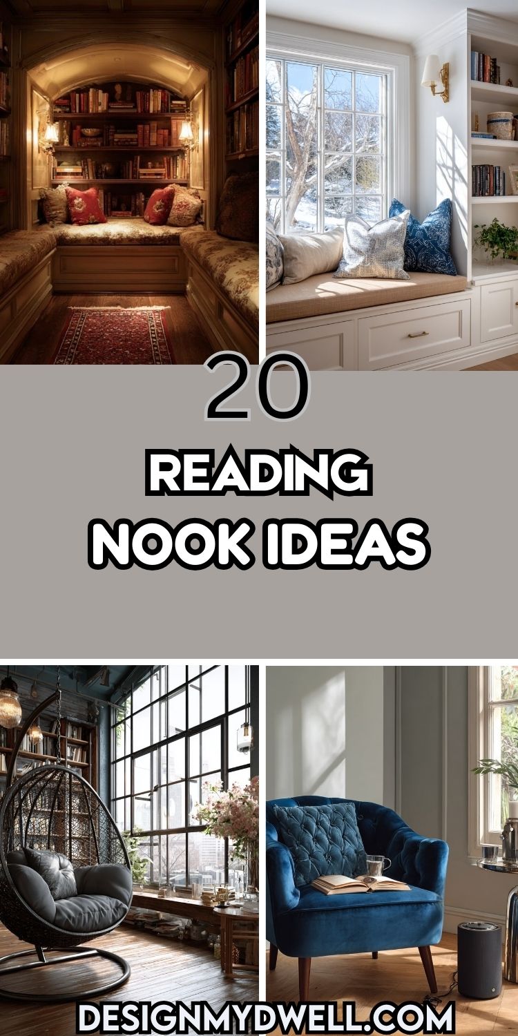 20 Reading Nook Ideas for a Cozy and Stylish Escape