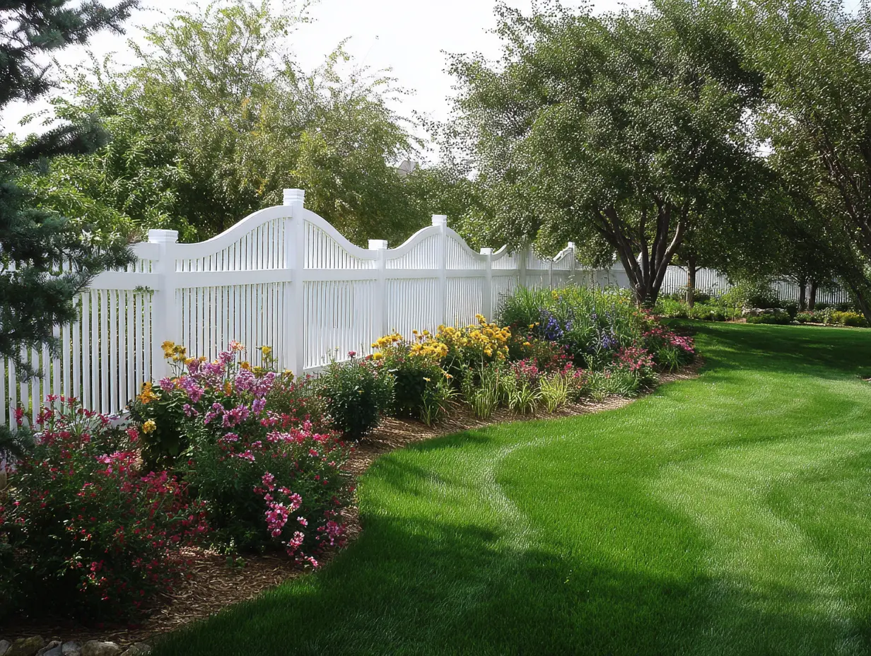 Use Vinyl Picket Fences for a Simple Look