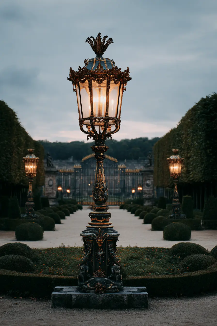 Regal Ornate Driveway Lamp Post