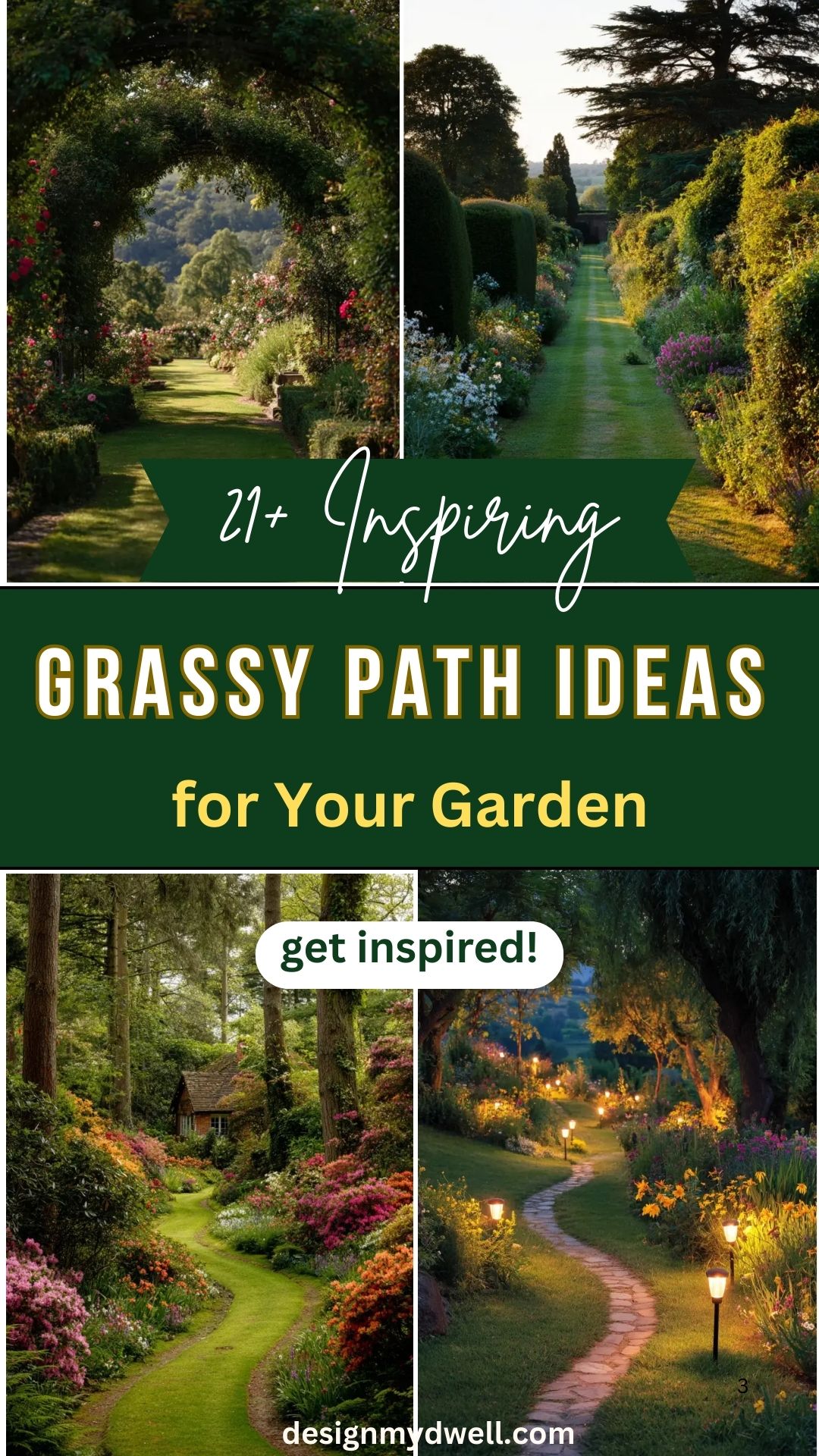 21+ Inspiring Grassy Path Ideas for Your Garden