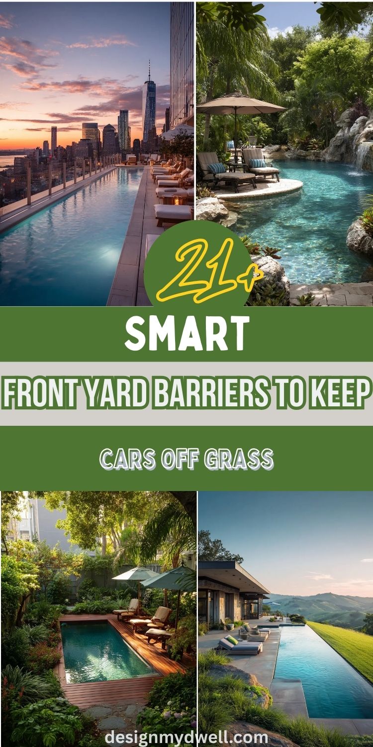 21+ Smart Front Yard Barriers to Keep Cars Off Grass