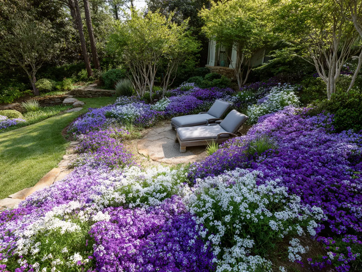 Replace Lawn Areas With Ground Cover Flowers