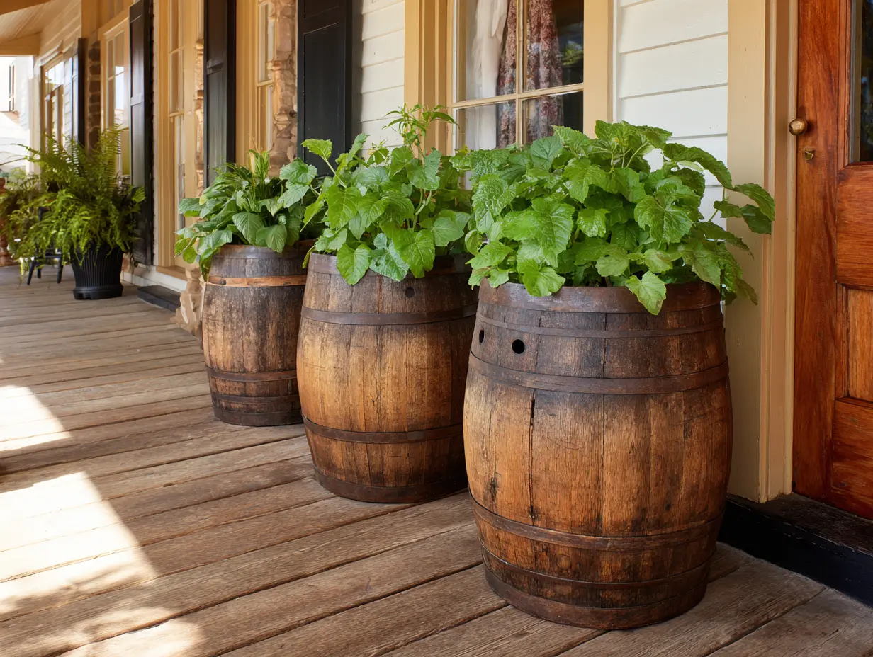 Use Repurposed Planters to Create a Sustainable Look