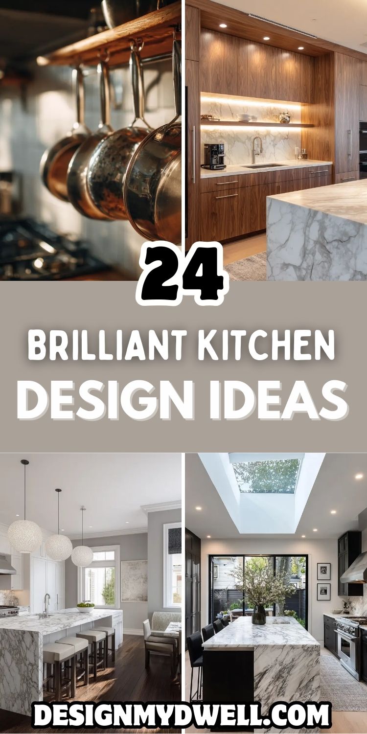 24 Brilliant Kitchen Design Ideas for Functionality and Style