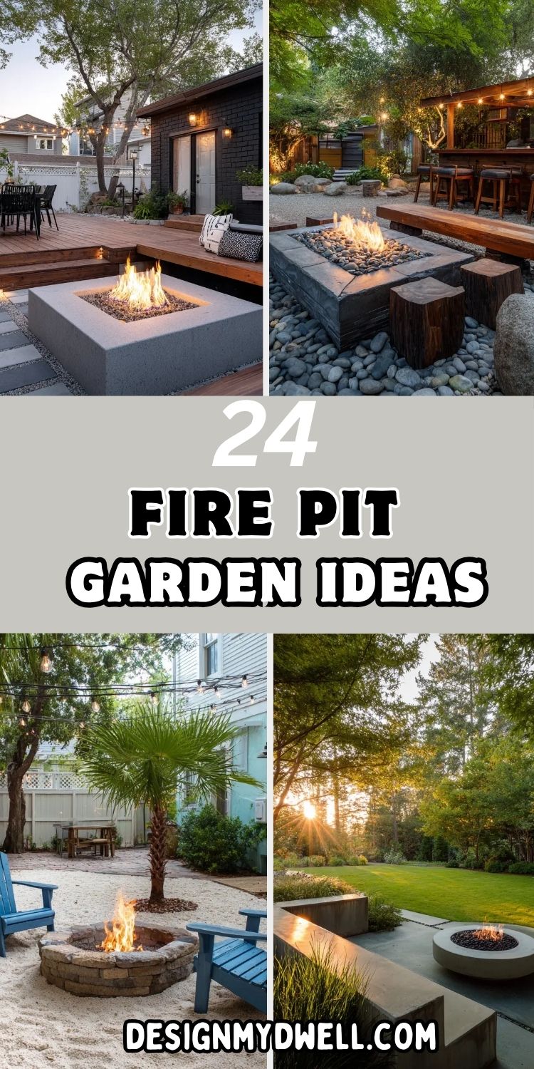 24 Fire Pit Garden Ideas to Make Cozy Memories in Your Yard