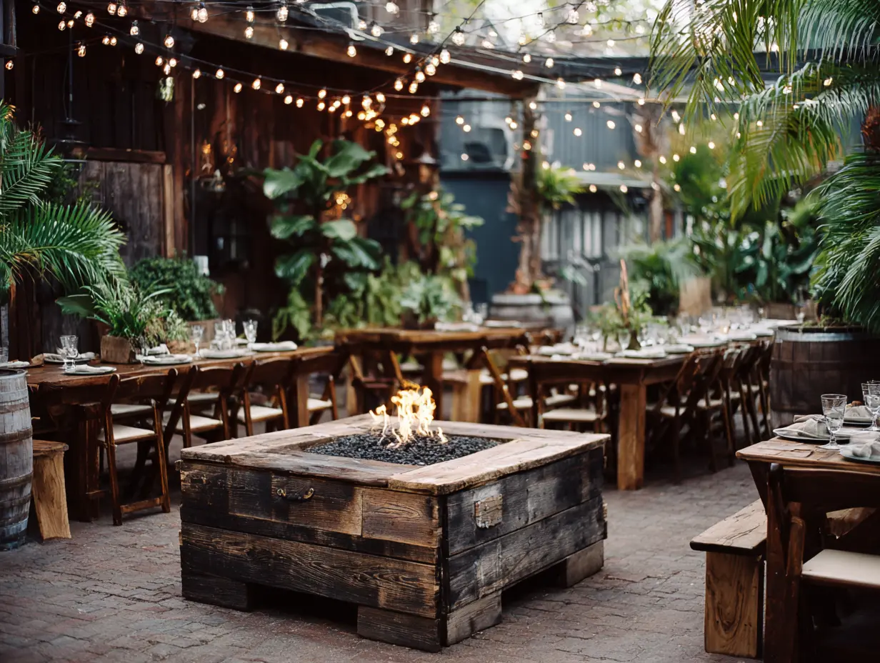 Incorporate Fire Pits for a Cozy, Warm Glow