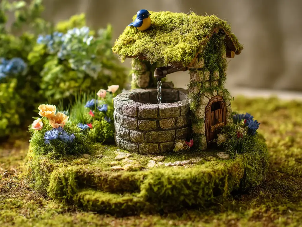 Build a Miniature Bird Bath in the Fairy Garden