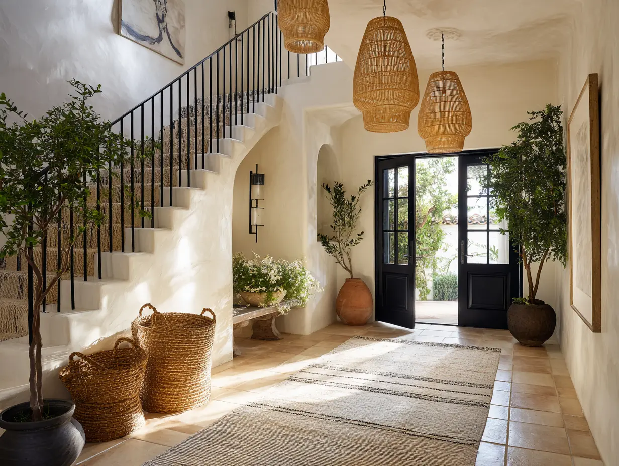 Hang Woven Pendant Lights for a Boho Vibe