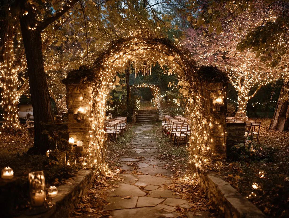 Create a Lighted Archway for a Grand Entrance
