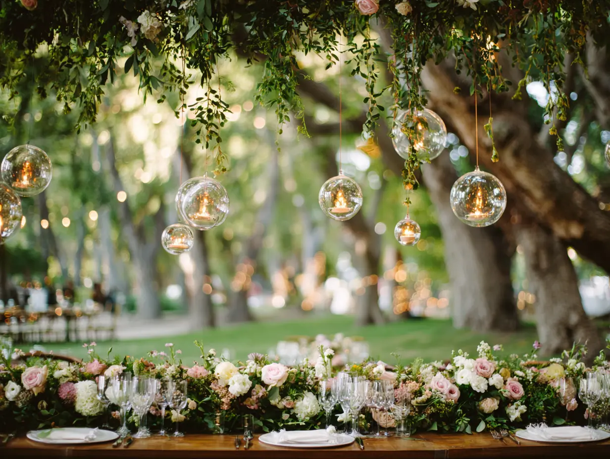 Decorate Trees with Hanging Glass Globes
