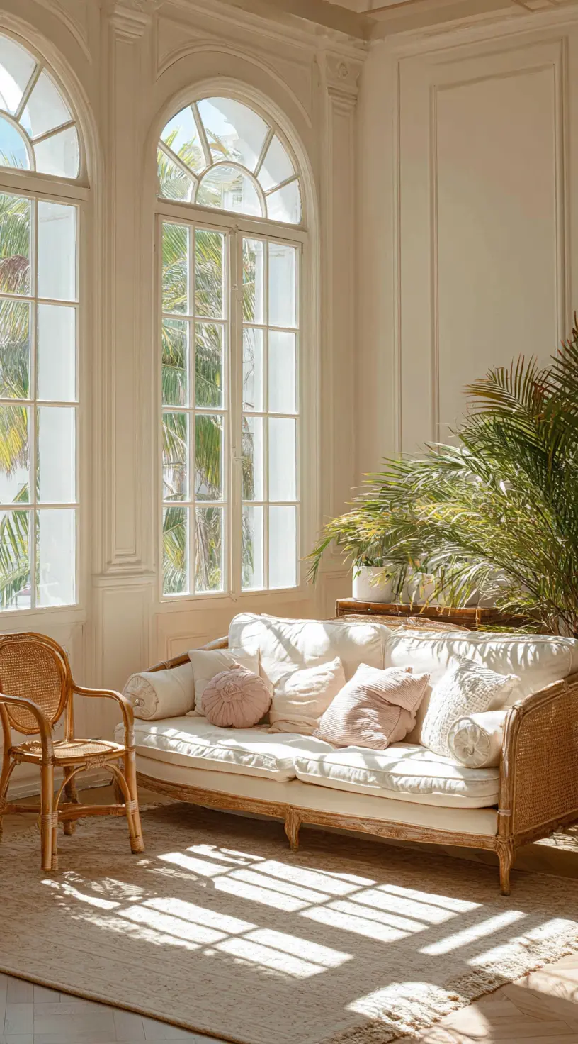 Bright Sunroom with Timeless Elegance