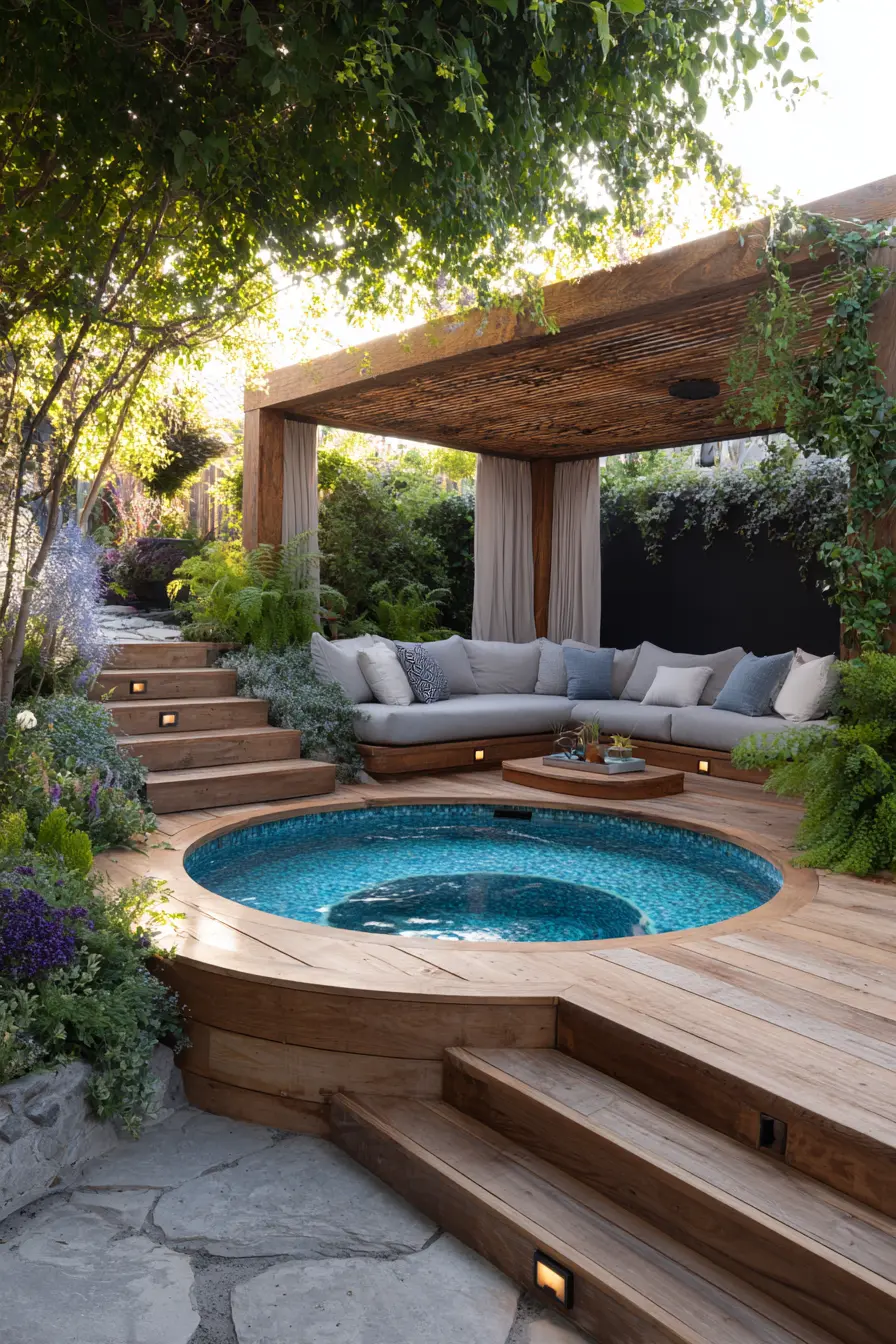 Turn Your Above Ground Pool into a Garden Hideaway