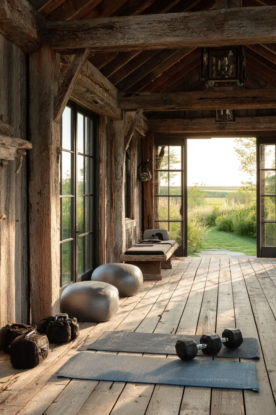 Barn Addition Home Gym