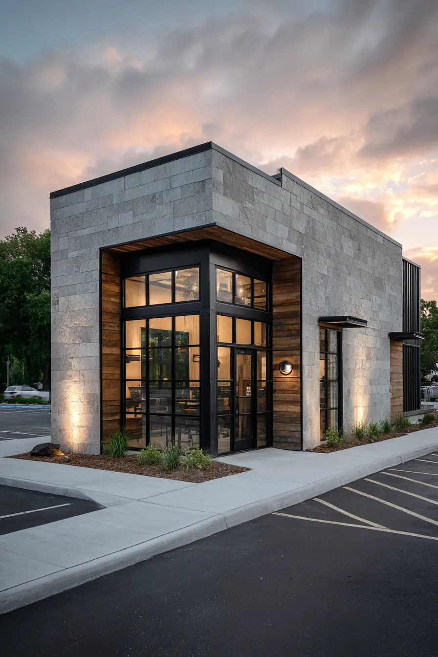 Modern Salon with Sleek Architecture
