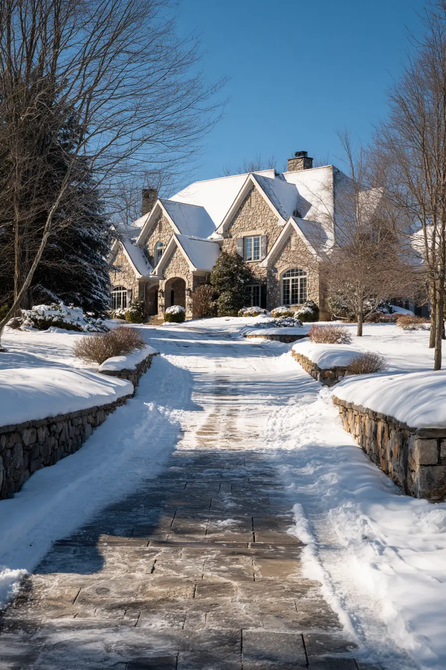 Clear Pathway for Winter Charm