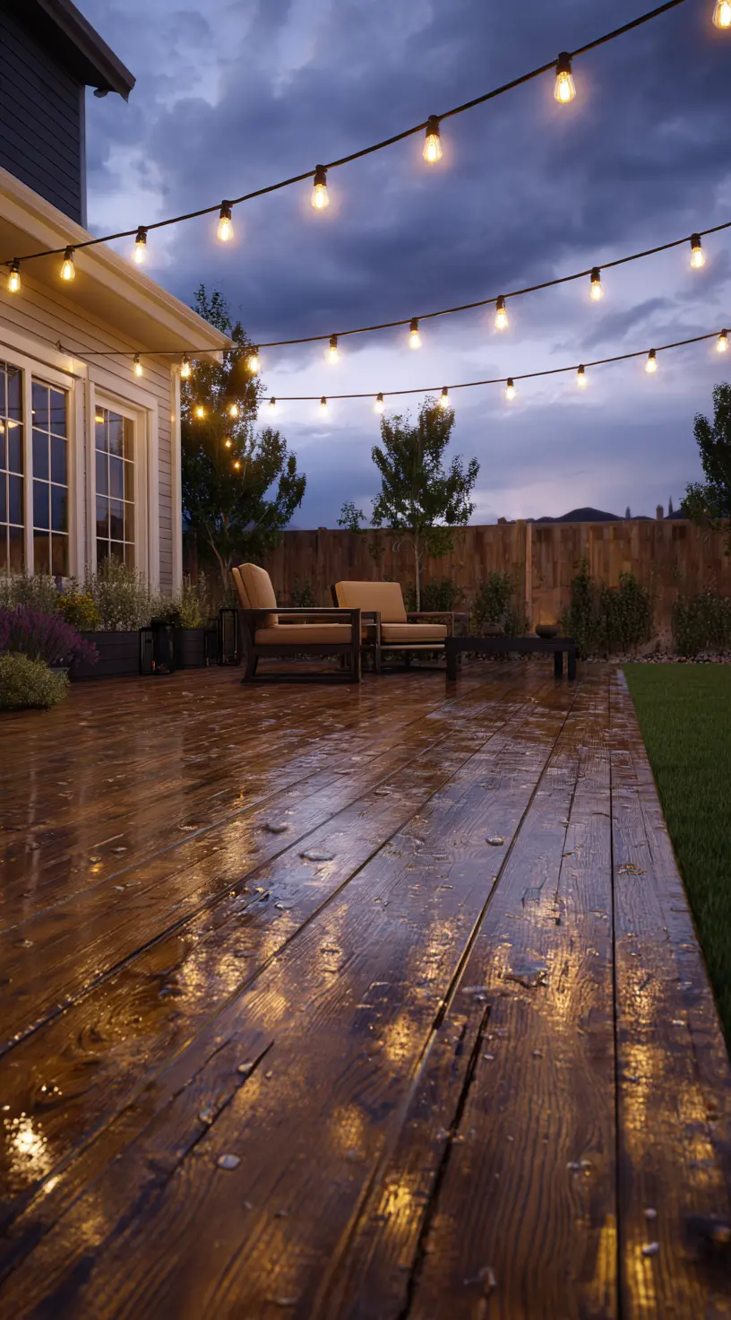 Rich Stains That Shine in Evening Light
