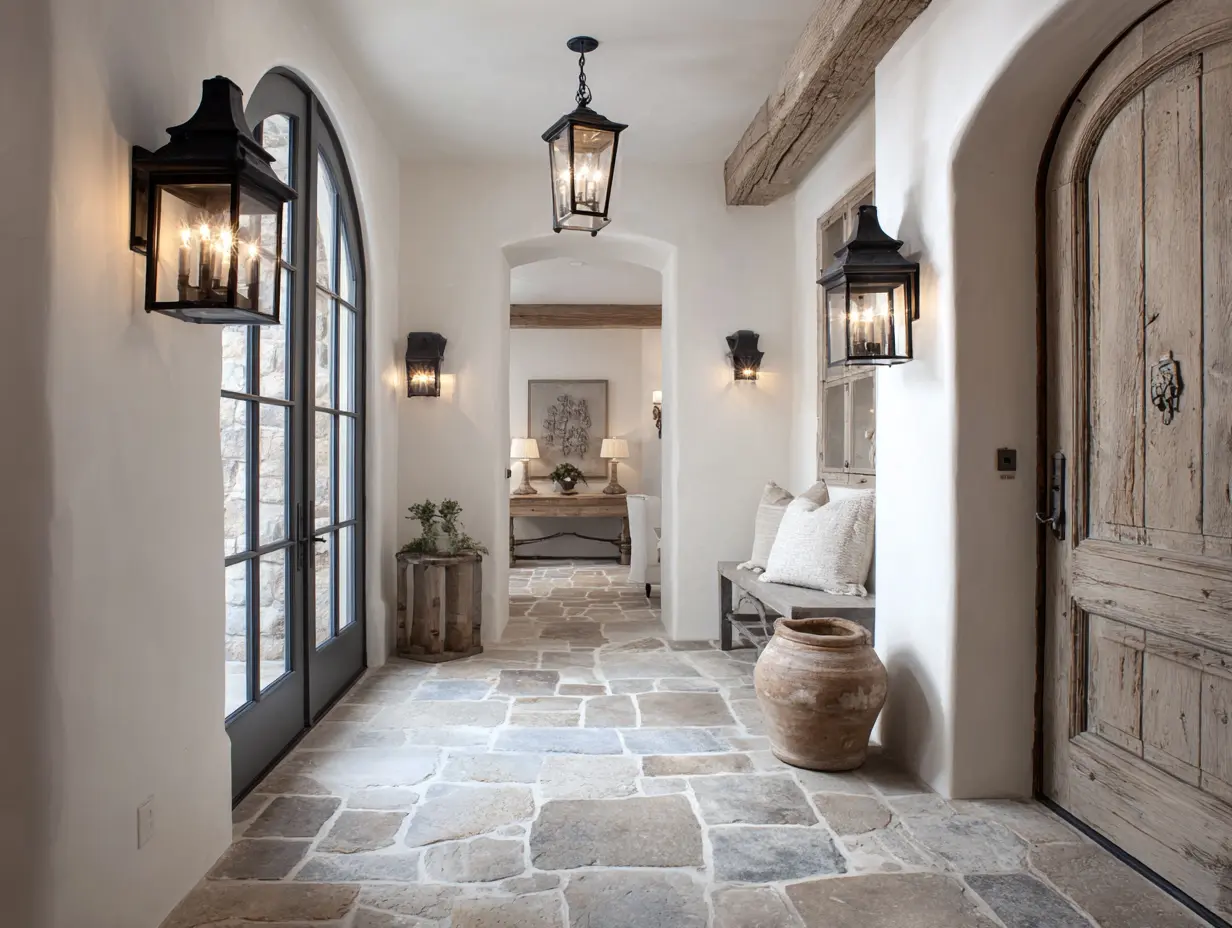 Adorn Your Foyer With Vintage-Inspired Lanterns for a Rustic Look