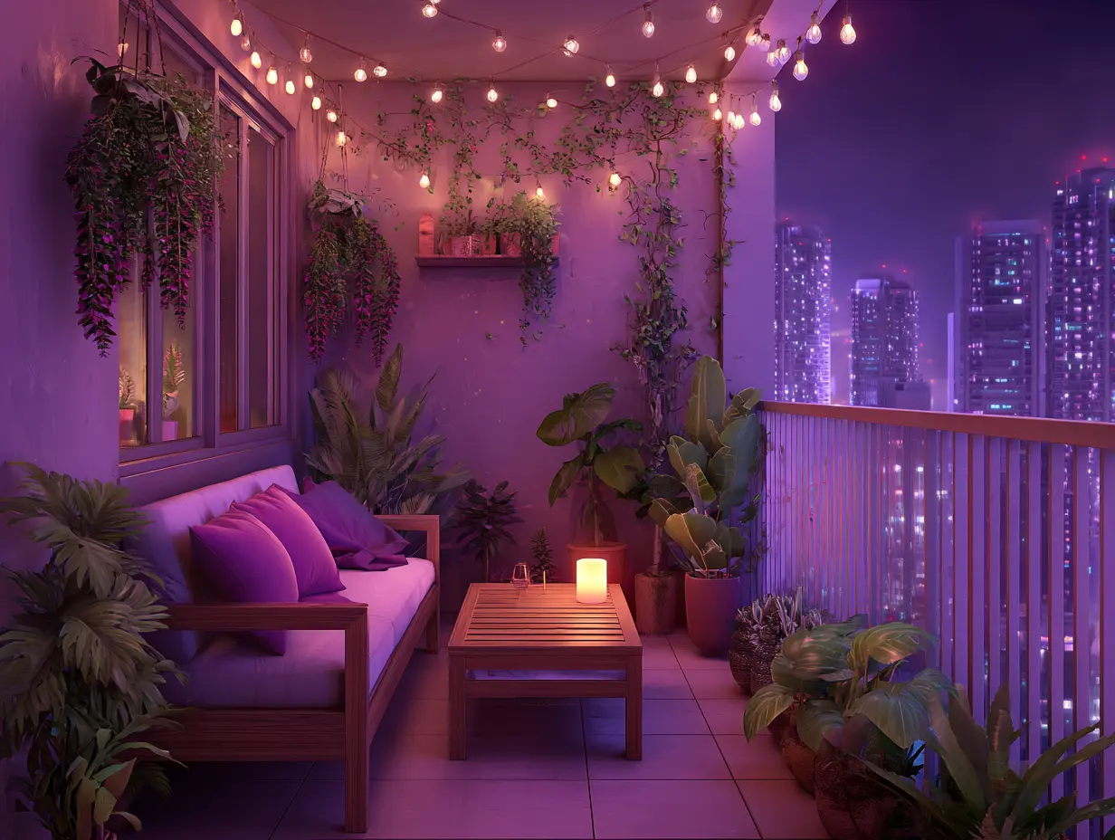 Use Fairy Lights or Lanterns to Add a Warm Glow