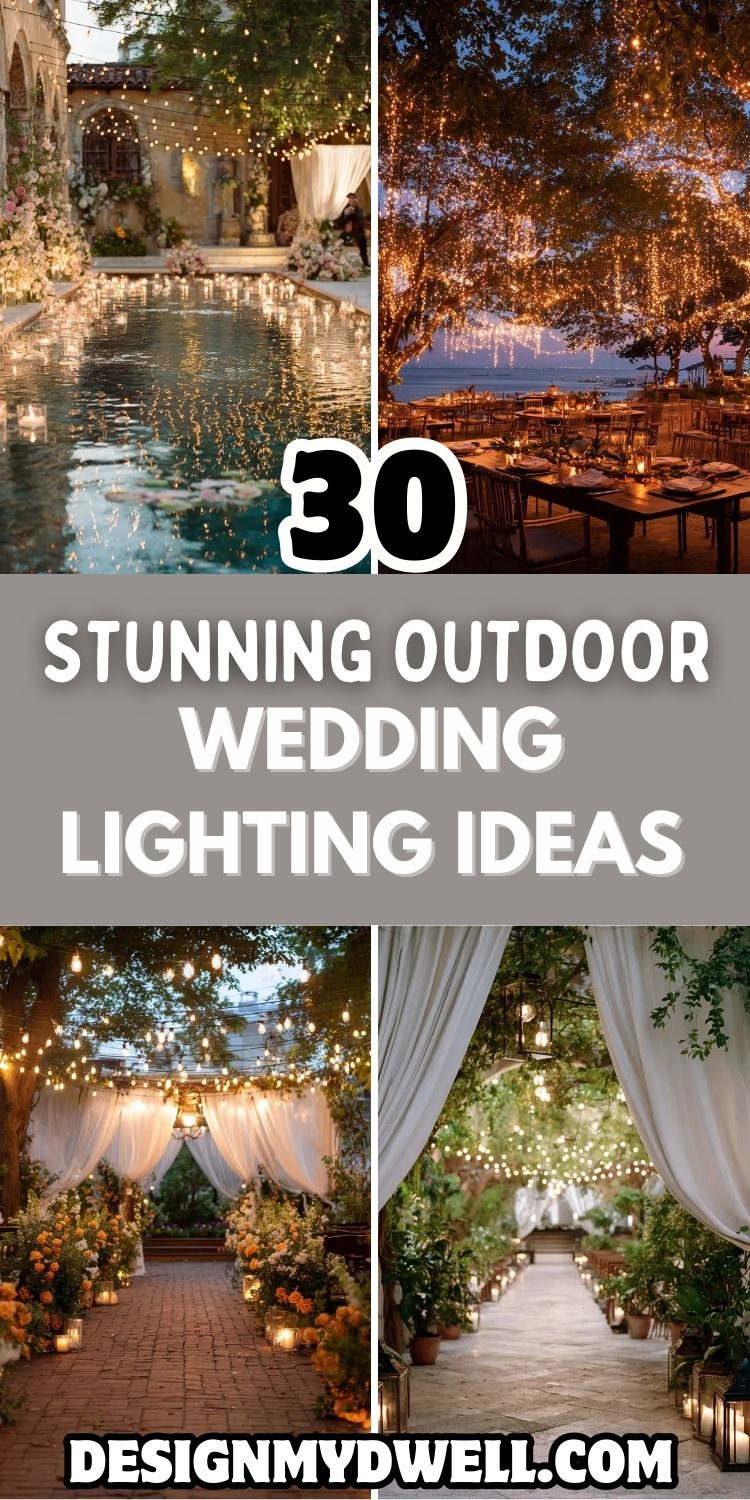 30 Stunning Outdoor Wedding Lighting Ideas