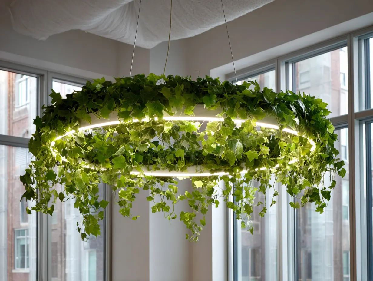 Create a Chandelier That Incorporates Live Plants
